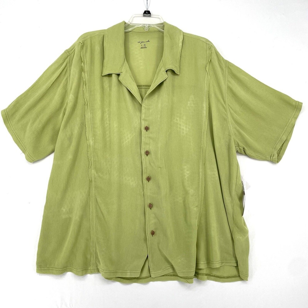 Urban Outfitters Out From Under Staying In Henley Top in Green Size Large NWT